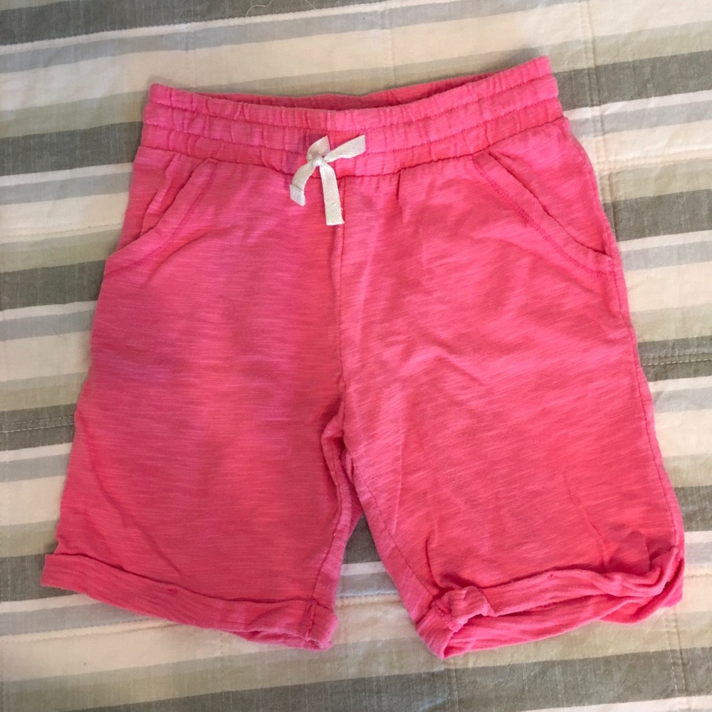 Jersey Knit Pink Shorts